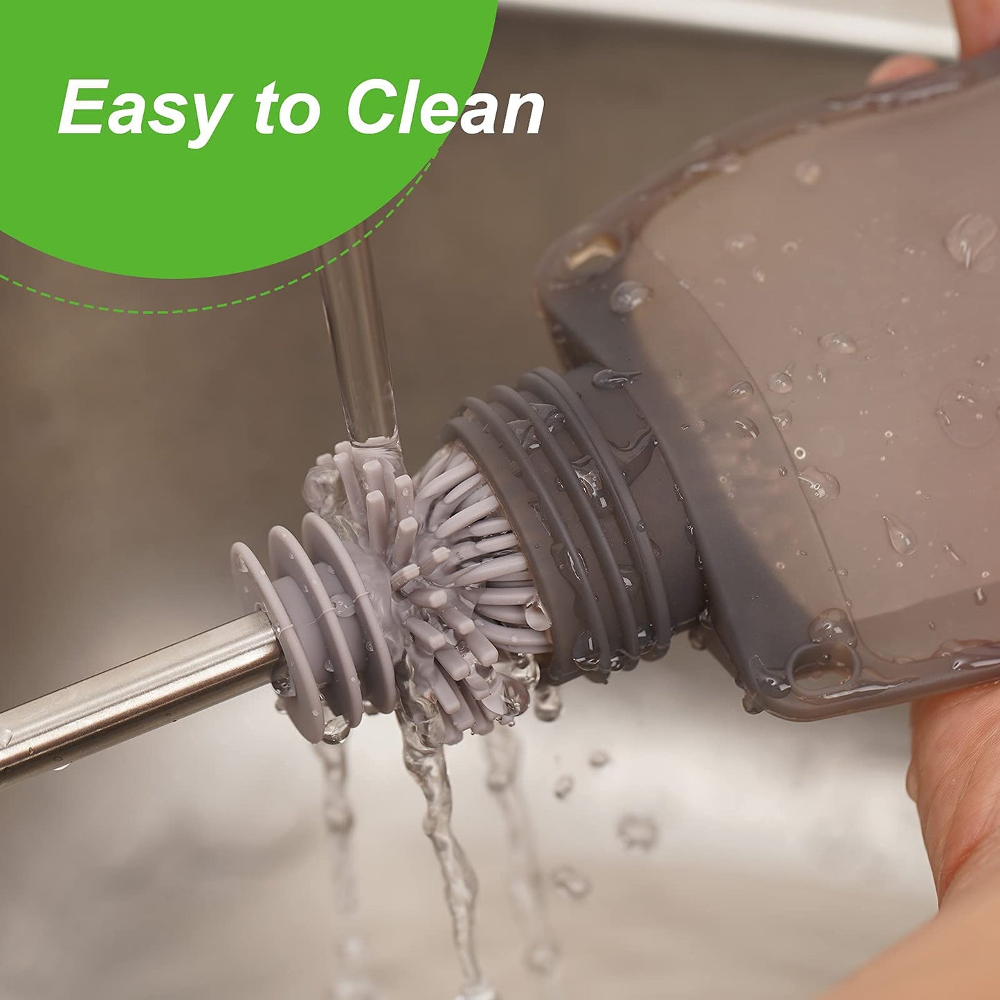 haakaa Silicone Breast Milk Storage Bag 9 oz- Reusable Milk Collector Freezer Bag for Breastfeeding Mom - Baby Food Storing Yummy Pouch - Breast Pump Bag -Leakproof - 5 Count