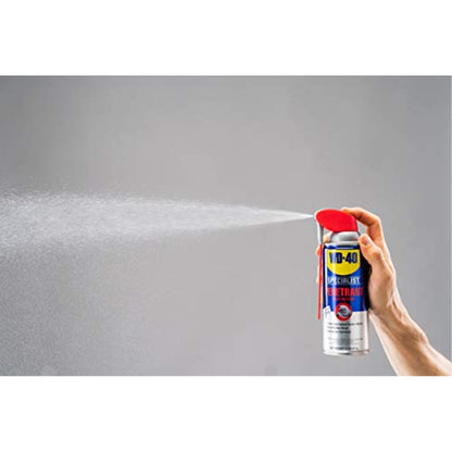 WD-40 Specialist Penetrant with Smart Straw, Penetrant for Metal, Rubber and Plastic Threads, Locks and Nuts, Industrial Strength Fast-Acting Formula, 11 Oz.
