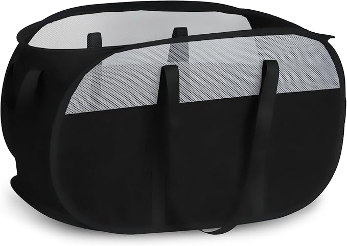 100L Collapsible Laundry Baskets, Tear Proof Pop Up Laundry Hamper