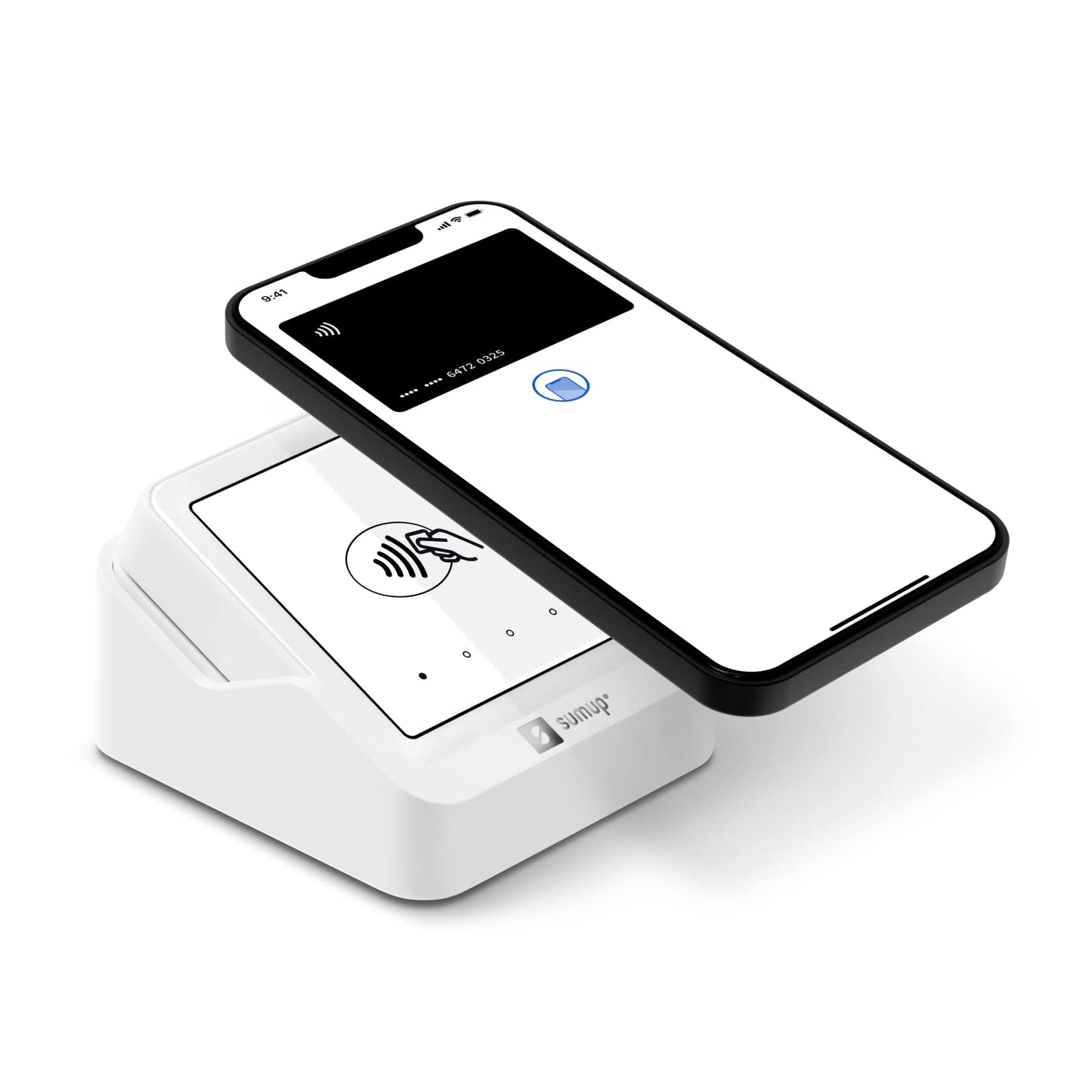 SumUp Solo Credit Card Payment Card Reader with Charging Station by SumUp. Full touch-screen interface with free SIM card with unlimited mobile data