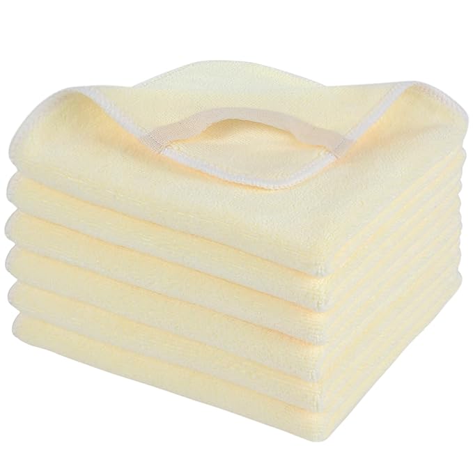 SINLAND Microfiber Facial Cloths Fast Drying Washcloth 12inch x 12inch