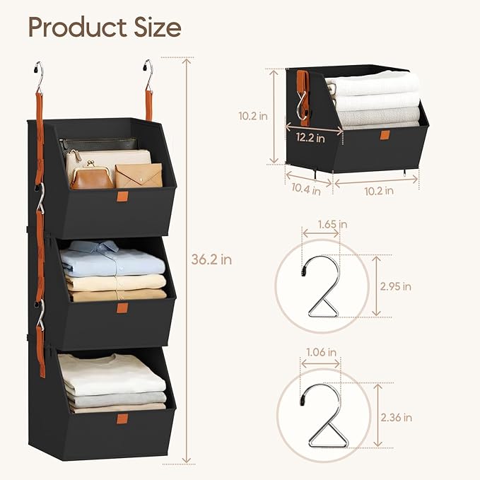 Collapsible Hanging Closet Organizer