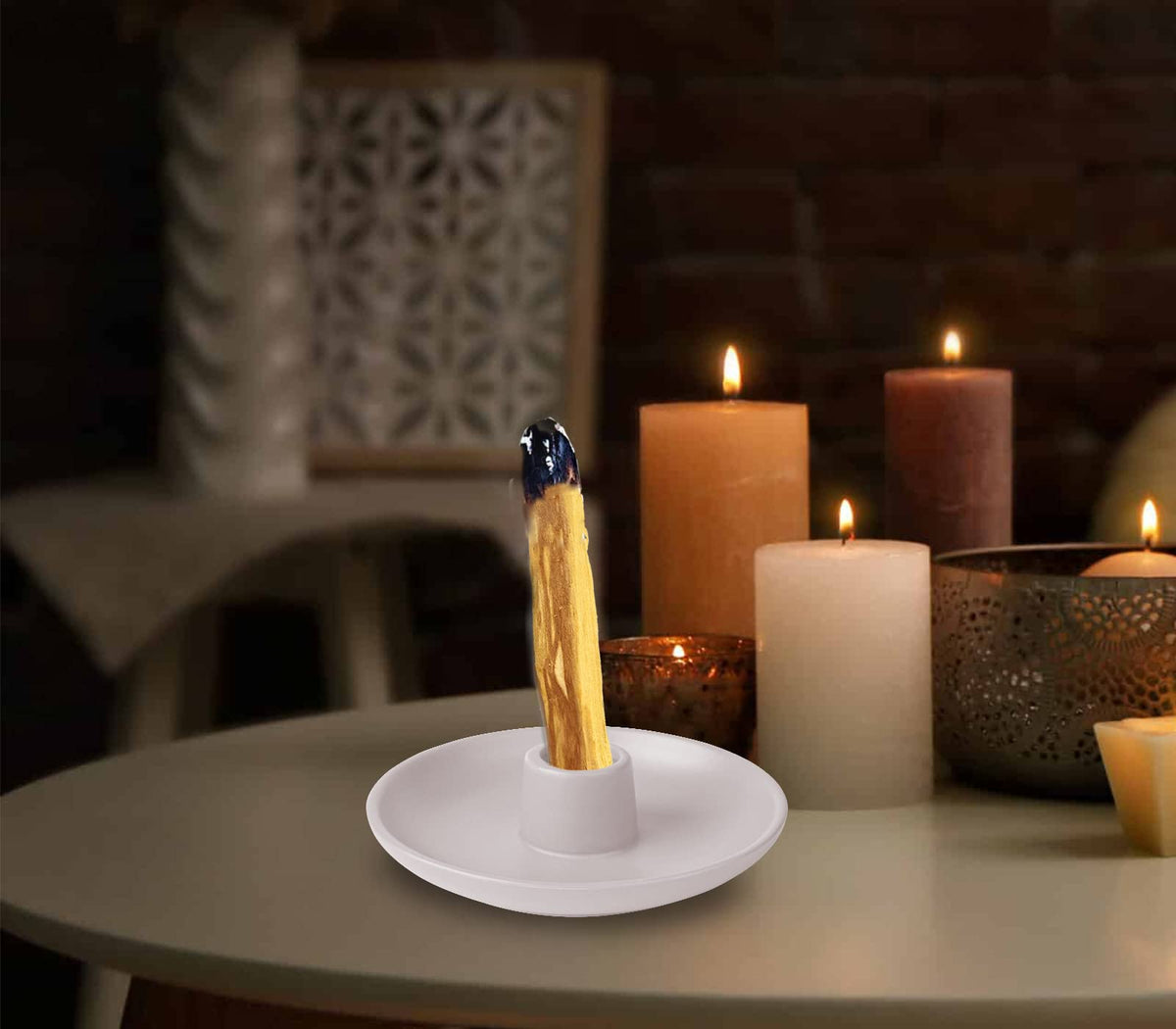 2 Ceramic Palo Santo Sticks Holder - Incense Burner