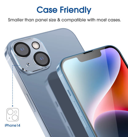 amFilm Auto-Alignment OneTouch for iPhone 16 [6.1''] Screen Protector + Camera Lens Protector, Tempered Glass, 30 seconds Installation, Bubble Free, Case Friendly, Anti-Scratch [2+2 Pack]