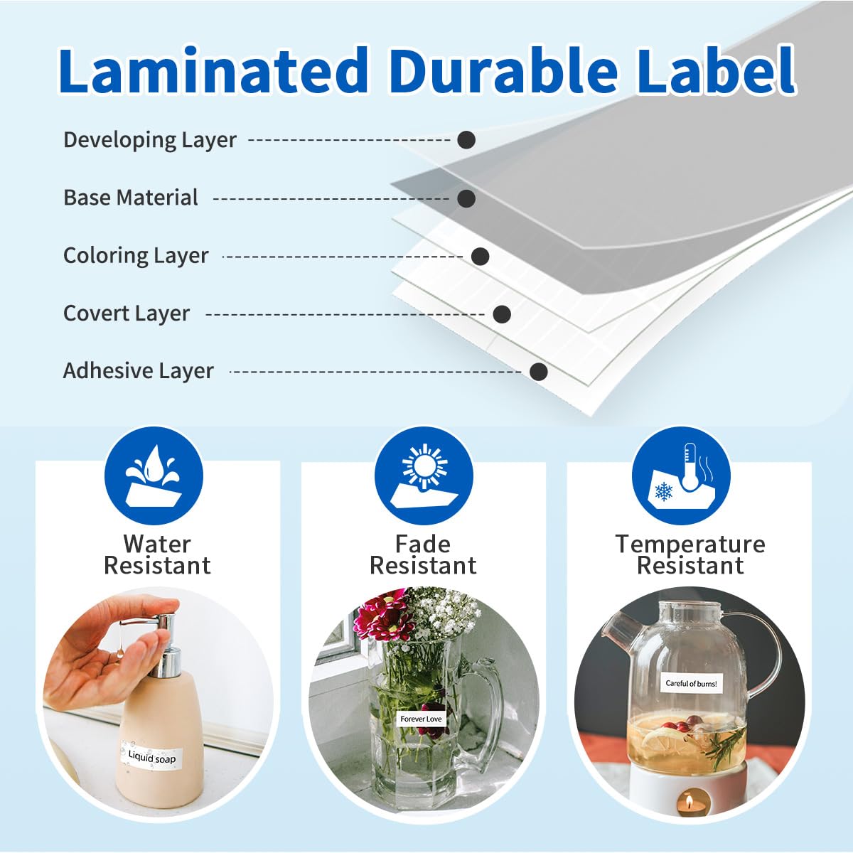 Upwinning Tze-231 Tz Tape 12 mm Compatible with Brother Label Tape 12mm for Brother Label Printer, Replace for P-Touch 12mm 0.47 Laminated for P Touch H110 E110 H100R H108 H101C H200 1000, 3-Pack
