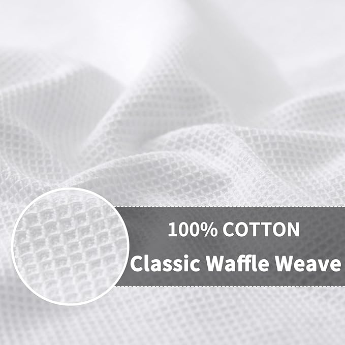 Homaxy 100% Cotton Waffle Weave Dish Cloths