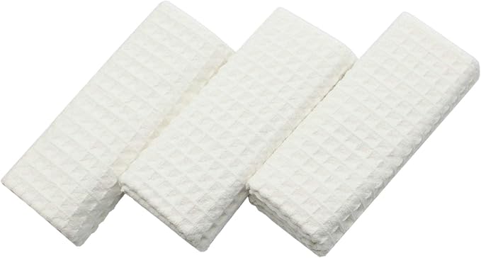 Waffle Weave Kitchen Drying Towels