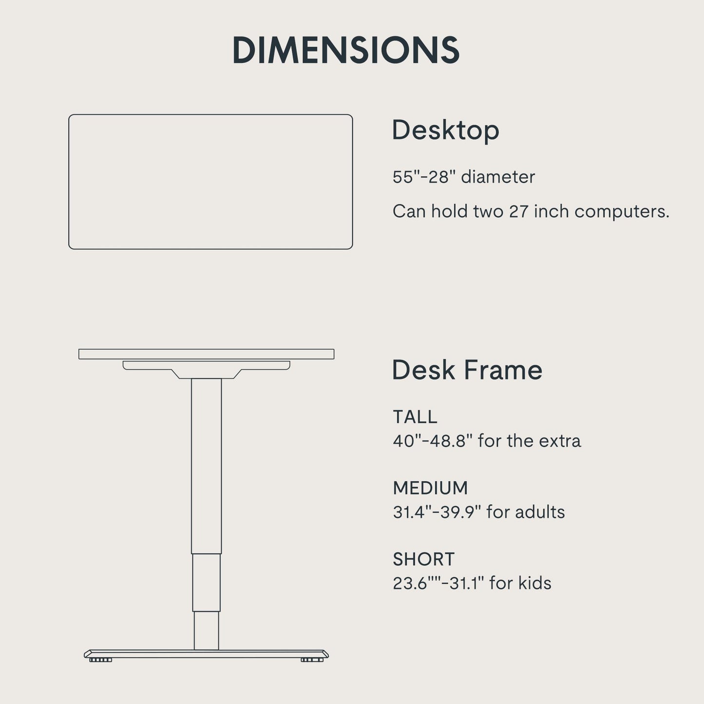 FLEXISPOT E6 3-Stage Dual Motor Electric Standing Desk 55 x 28 Sit Stand Up Desk, Holds 220 lbs, Adjustable Height w/Memory Presets, One-Piece Mahogany Desktop & Black Frame, Ships in 2 Boxes