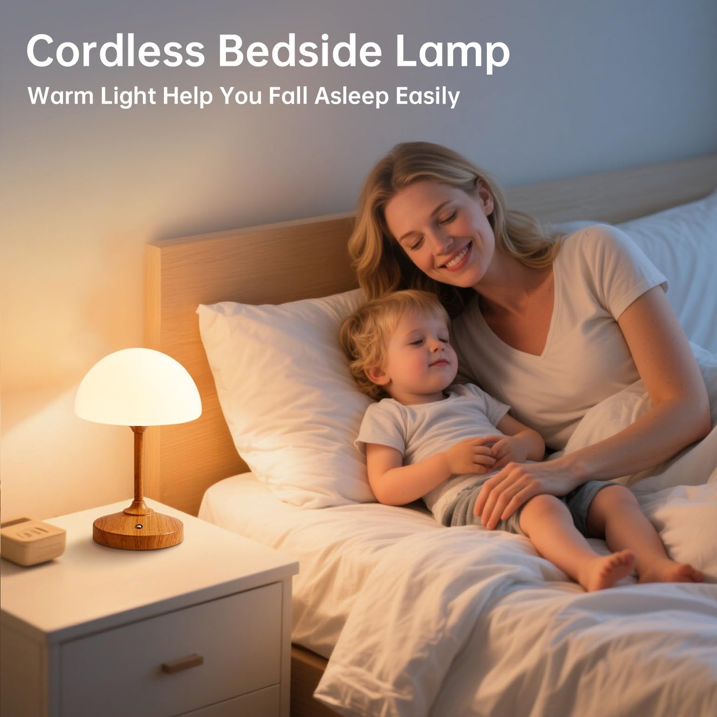 Dawnwake Mushroom Lamp Cordless Lamp Table Lamp,Outdoor Waterproof Shower Lamps,5000mAh Rechargeble Battery Operated Dimmable Touch Desk Lamps,LED Night Light for Bathroom Patio Camping Restaurant
