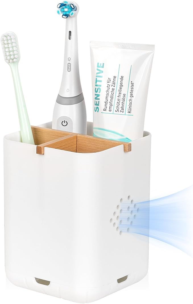 Toothbrush Holders for Bathroom Countertop, Detachable Electric Toothbrush