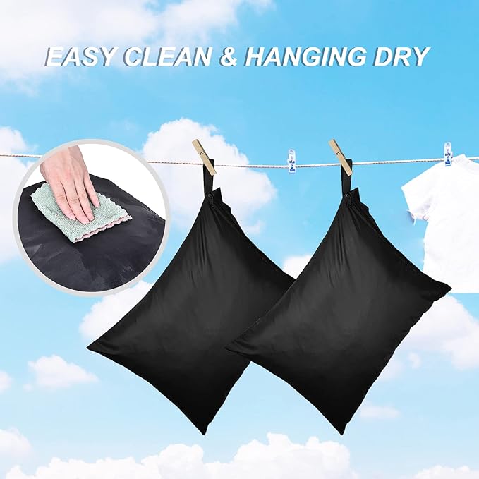 OTraki 2 Pack Laundry Bags 16x20 inch Wet Dry Bag