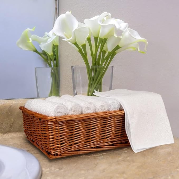 Orighty Microfiber Washcloths Bulk Towels Set 100 Pack, Highly Absorbent and