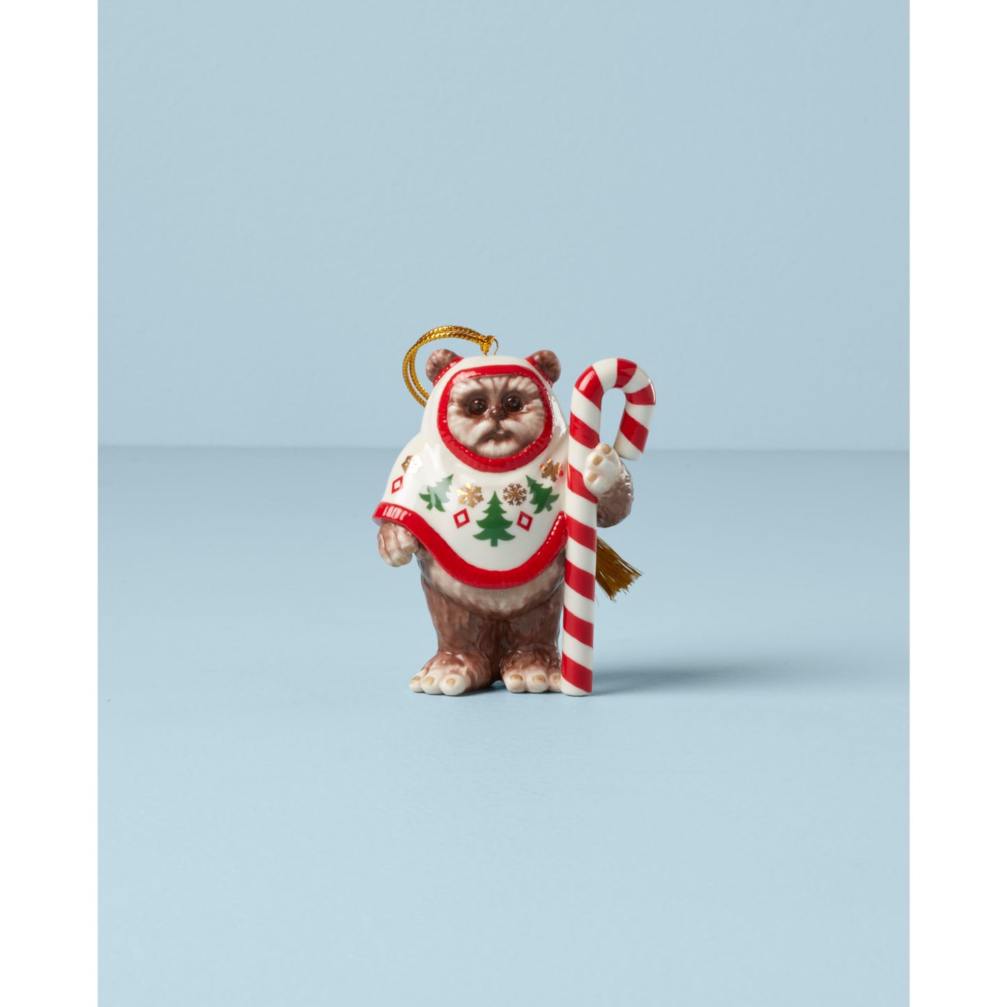 Lenox 894902 Ewok Ornament, Brown, Christmas