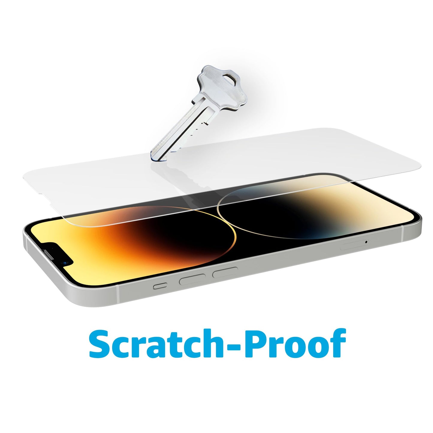 Casely iPhone 16, iPhone 15 Premium Tempered Glass Screen Protector