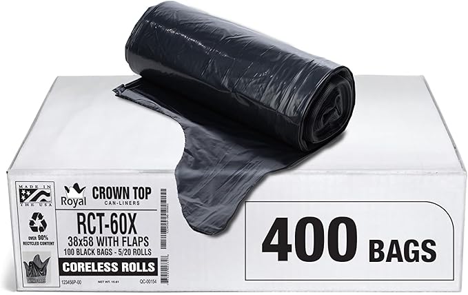 Aluf Plastics RCT-60X Star Sealed Coreless Rolls