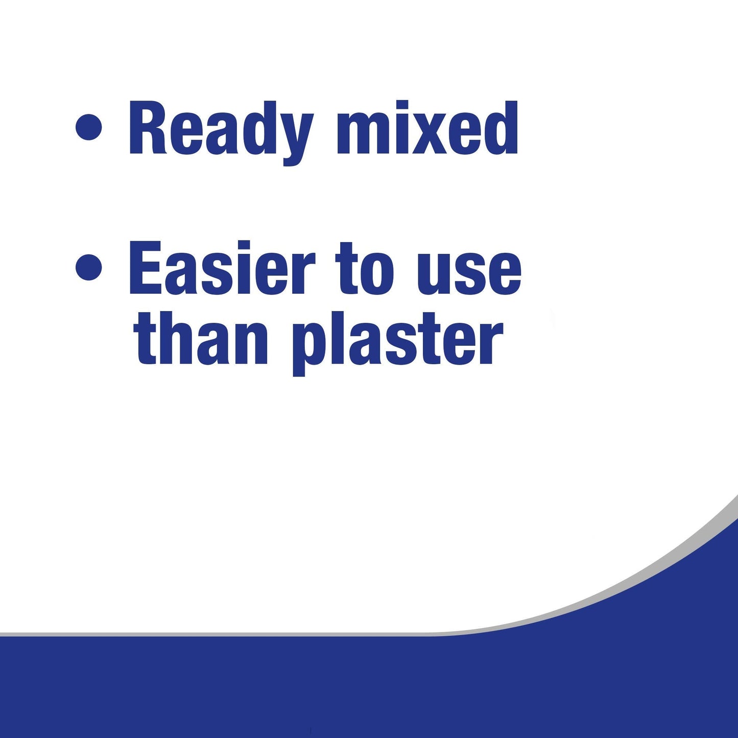 Polycell PLCPRPS25L Plaster Repair Polyfilla Ready Mixed - 2.5 L, Multicolor