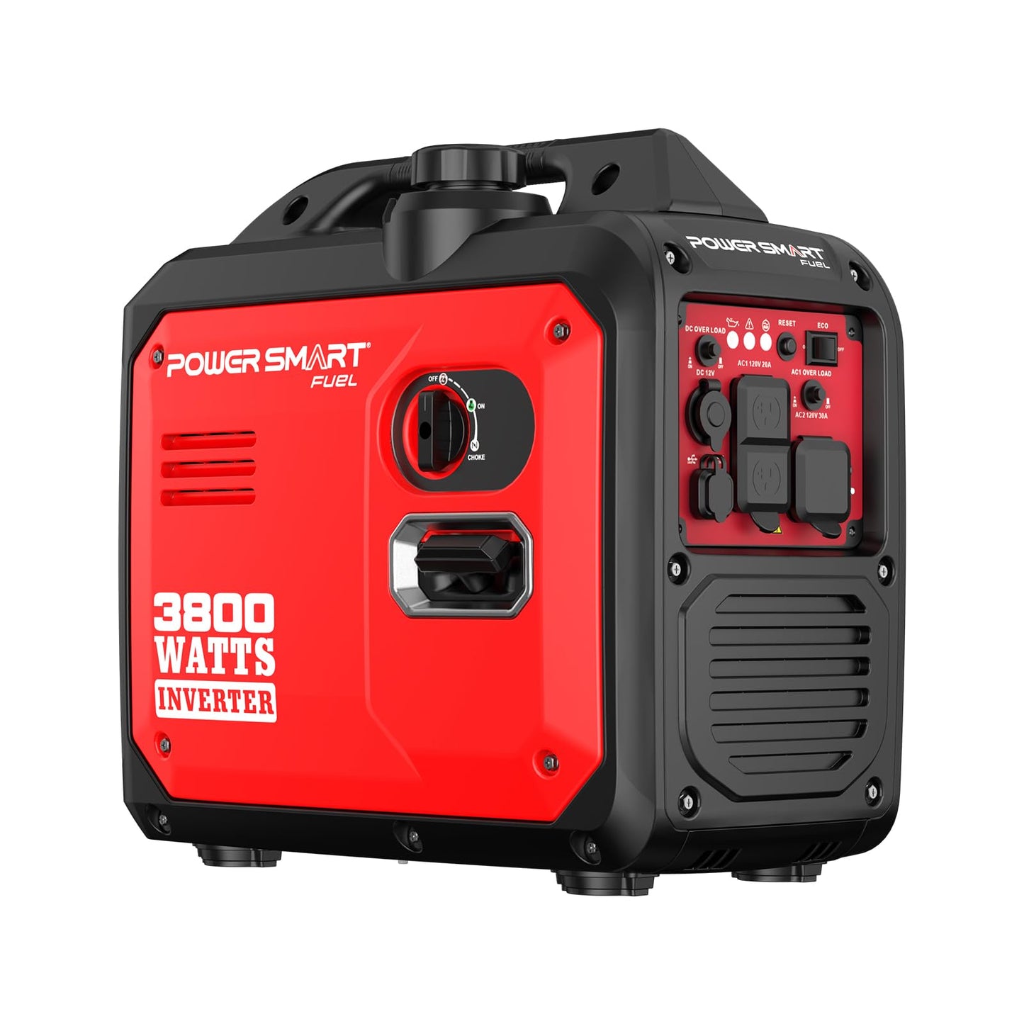 PowerSmart 3800-Watt Portable Inverter Generator Gas Powered, Quiet for Camping