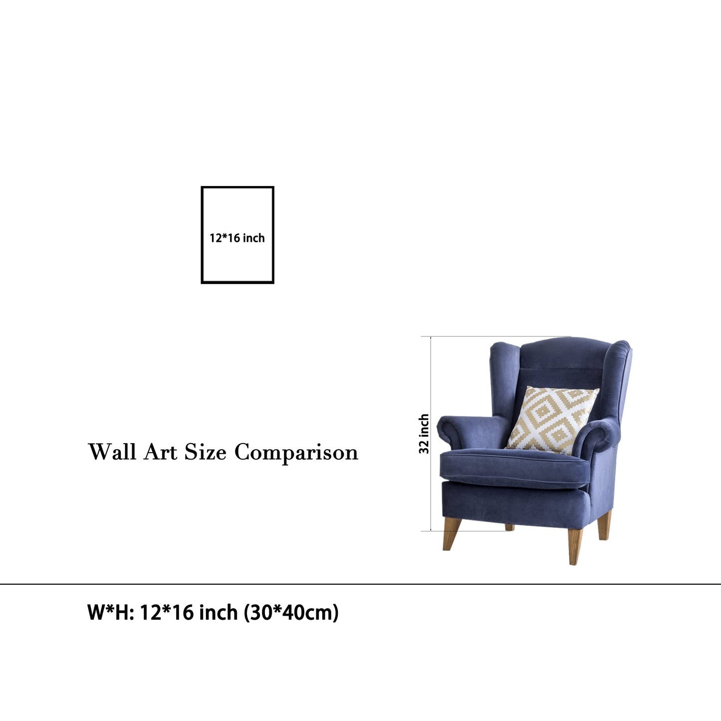 Wieco Art Framed Canvas Wall Art Composition VII, 1913 by Wassily Kandinsky Classic Abstract Famous Paintings Reproductions Canvas Wall Art for Home Decoration
