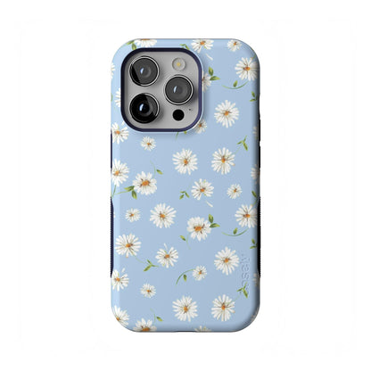 Casely iPhone 14 Pro Case | Opposites Attract | Day & Night Mountains | Compatible with MagSafe | Bold Protective Design