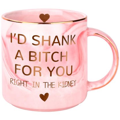 Birthday Christmas Gifts for Women - 12oz Funny Coffee Mug for Best Friend Mom Grandma Wife Aunt Sister Gifts from Sister Stocking Stuffers Valentines Galentines Day Present for Her Girlfriend Besties