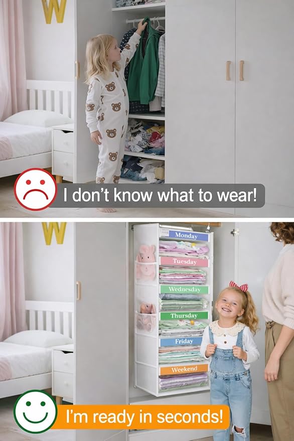 punemi Weekly Clothes Organizer