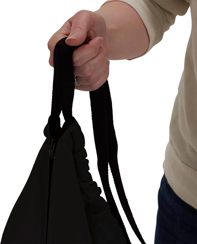Household Essentials Door Hanging Laundry Bag, Washable Canvas Bag