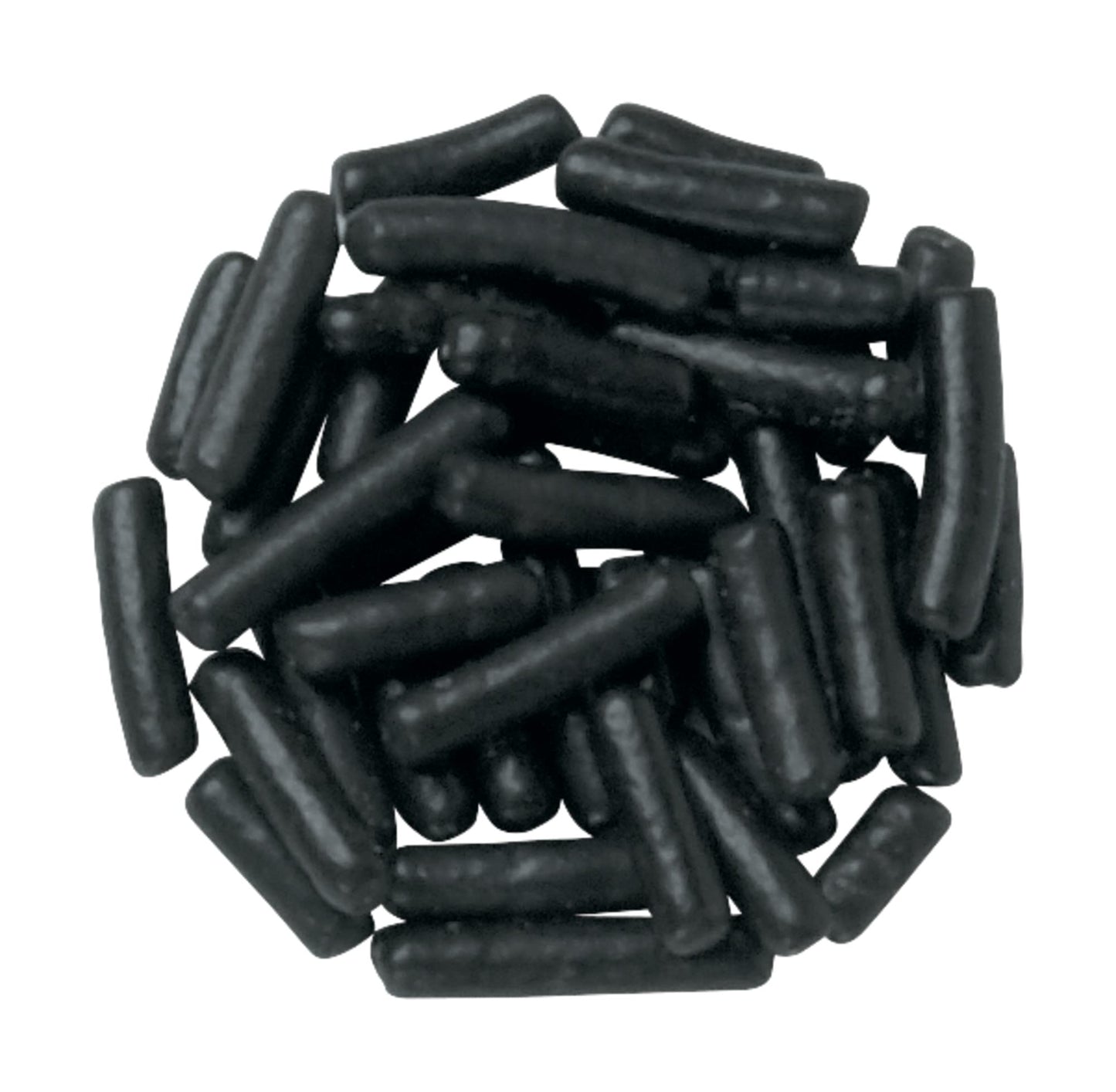 DecoPac Black Sprinkles | Extra Large 26oz Pack | Cake Sprinkle Mix, Fancy Sprinkles For Cake Decorating, Handheld Container, Candy Sprinkles, Cake Sprinkles - Black