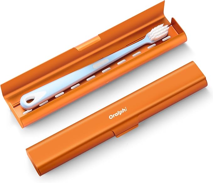 Aluminum Toothbrush Travel Case, Portable Travel Toothbrush Holder, Durable