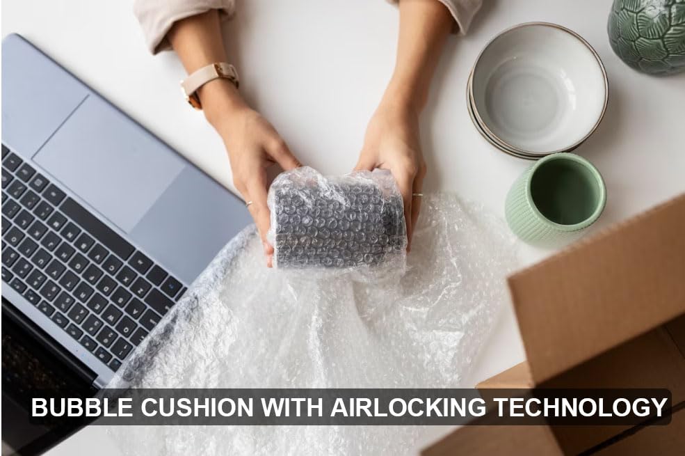 Bargain Factory Extra Large 500mm X 100m Roll of Quality Bubble Cushioning Wrap Roll - Strong, Affordable, and Ideal for House Moving, Removals, Packing, Shipping, and Mailing