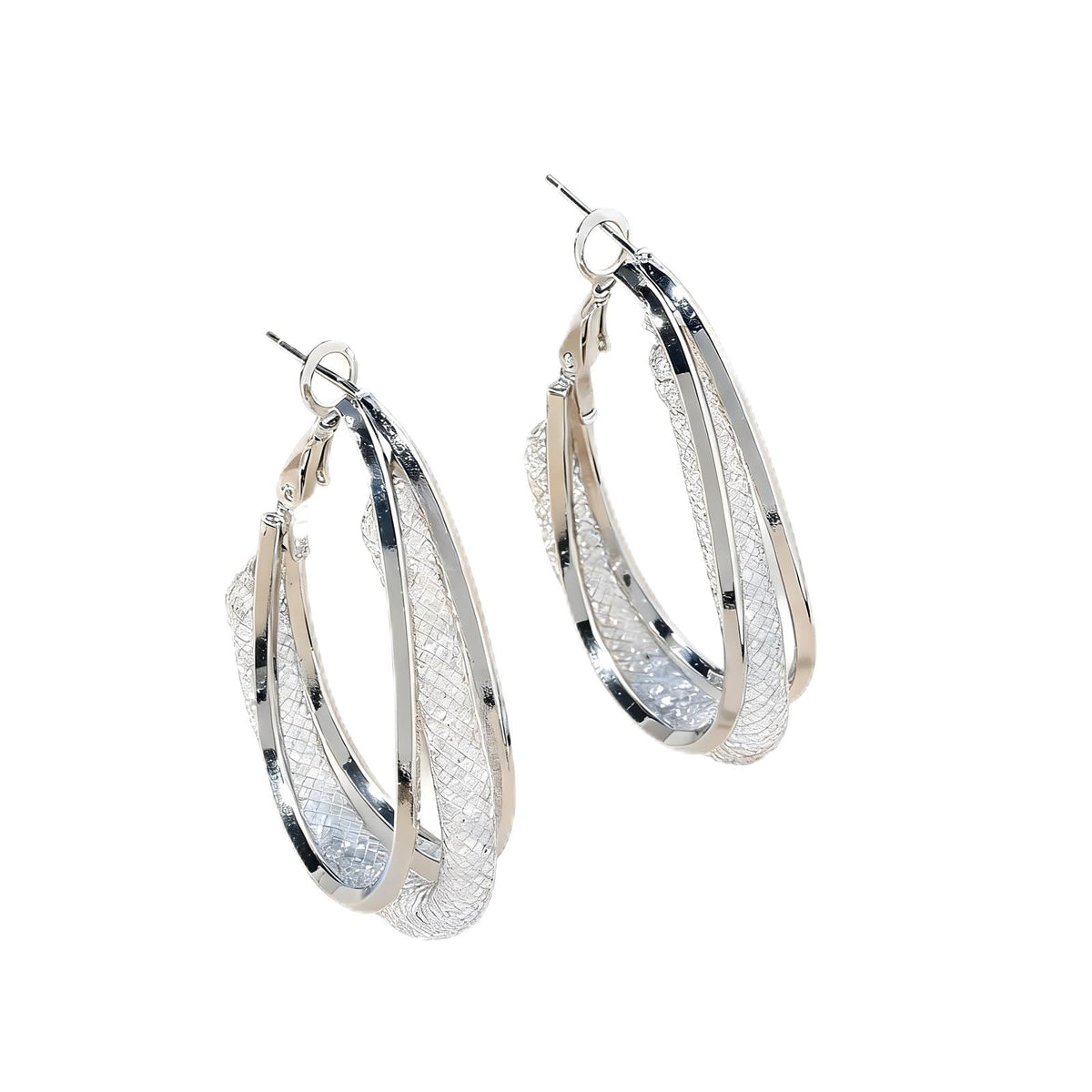 Lymphatic Earrings (Silver)