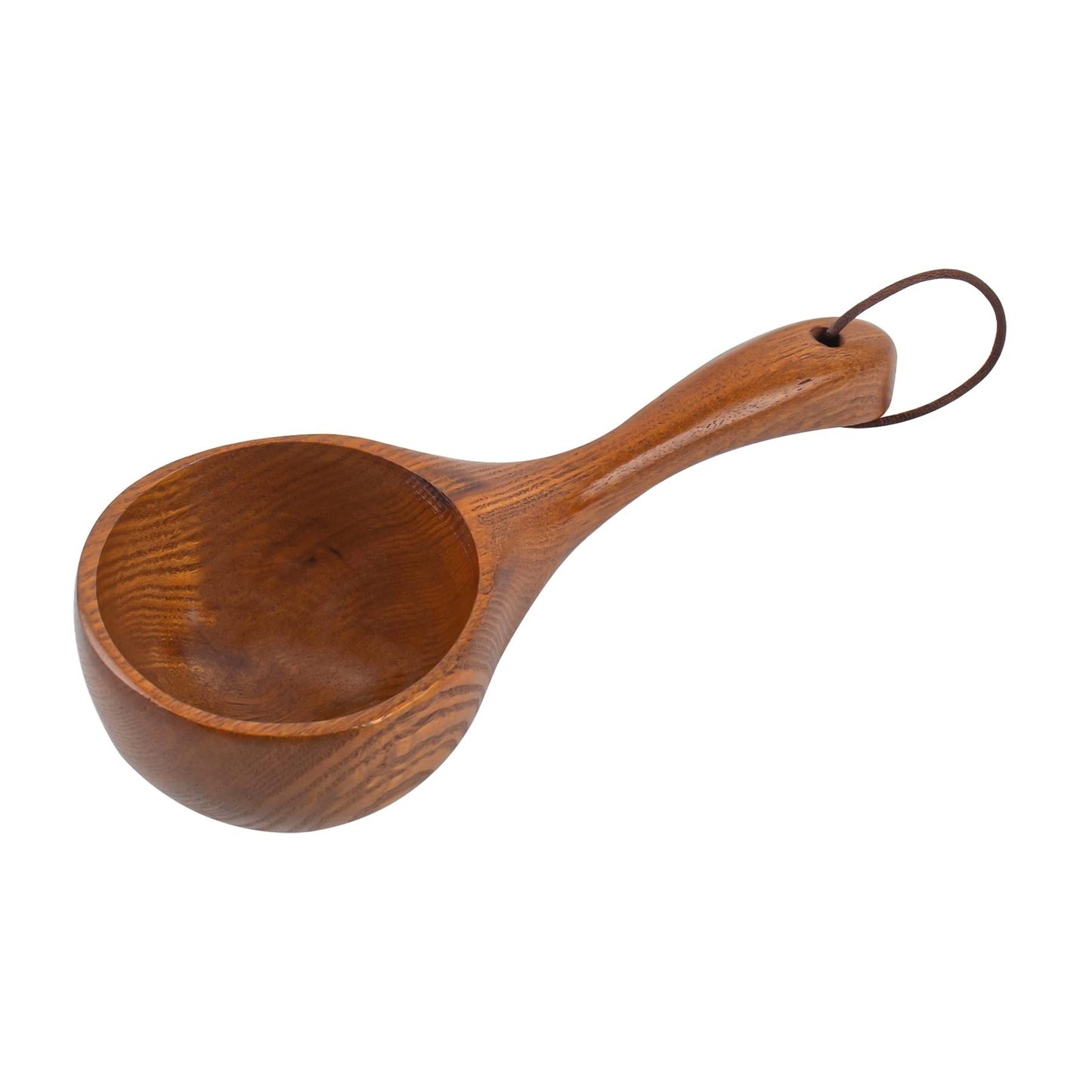 AUEAR, Wooden Ladle Spoon Porridge Large Bamboo Soup Kitchen Scoop for Tool (Natural)