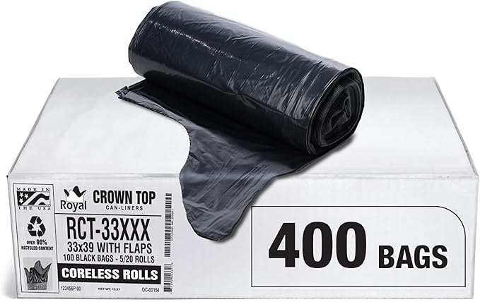 Heavy Duty 33 Gallon Trash Bags