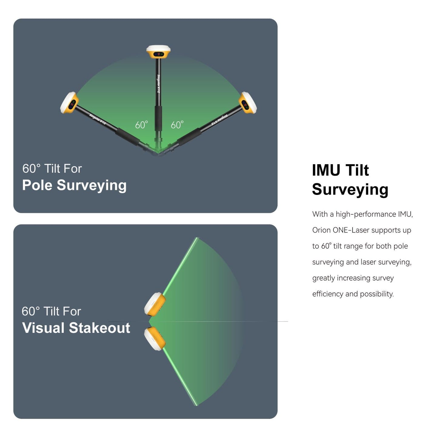 L1-Laser GNSS RTK Rover – Laser + GNSS, Handheld Collector with Software & AR Stakeout, 2cm Accuracy, 15km UHF, 120° Tilt Survey | Self-Developed Factory & Professional Support