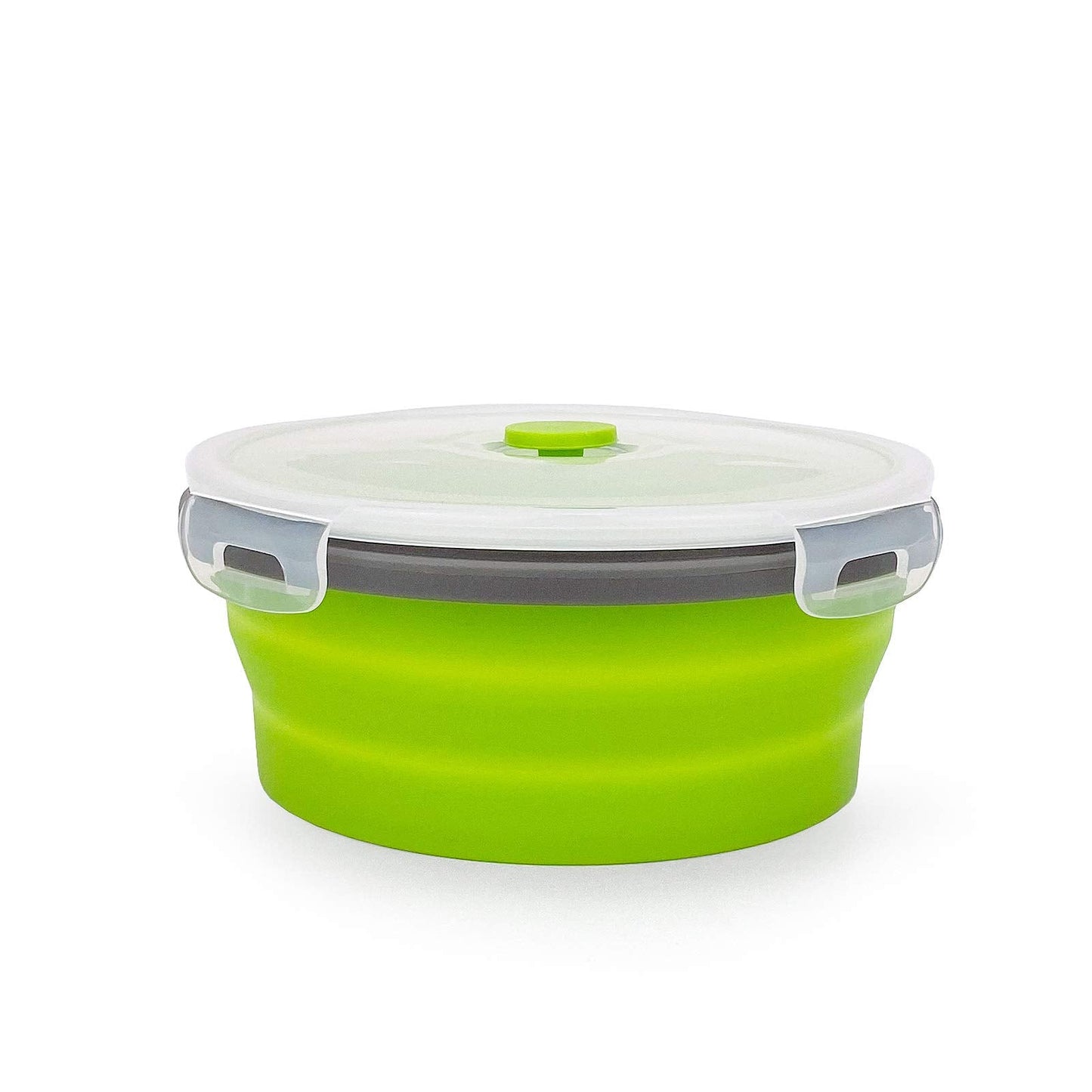 CARTINTS 1200ml Large Collapsible Food Containers Silicone Lunch Containers Silicone Leftover Food Containers, Ideal for Camping Travel, 3Pack