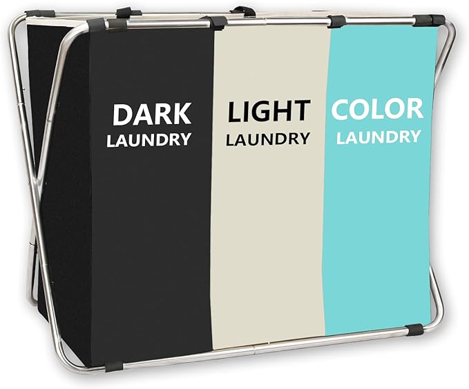 1-Pack Large Laundry Basket, Waterproof, Freestanding Laundry Hamper,