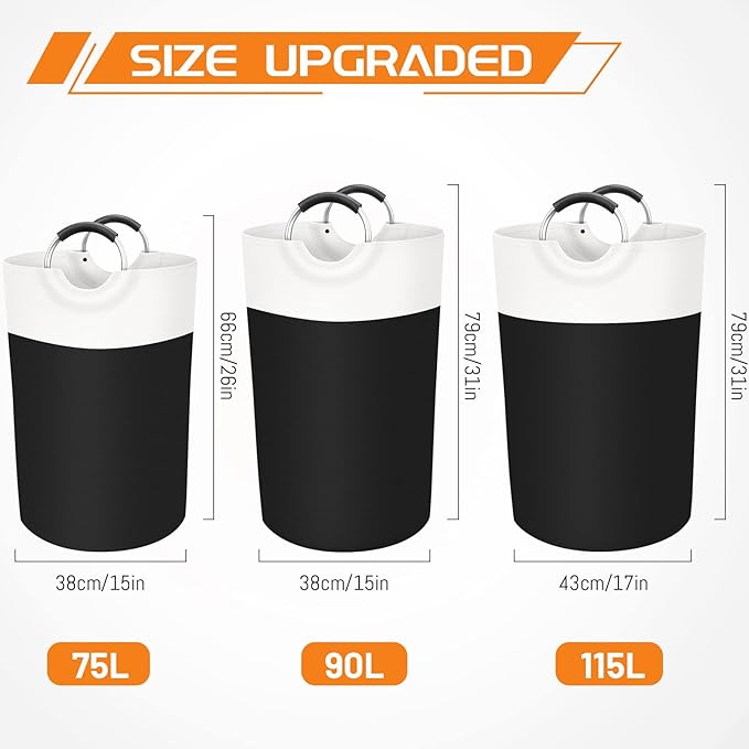 BlissTotes Laundry Basket, Laundry Hamper, Collapsible Laundry Baskets