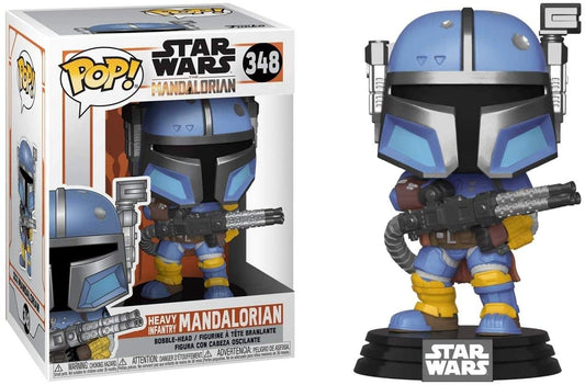 Funko POP! Star Wars: the Mandalorian - Big Tom - Heavy Infantry Mandalorian - Collectable Vinyl Figure - Gift Idea - Official Merchandise - Toys for Kids & Adults - TV Fans