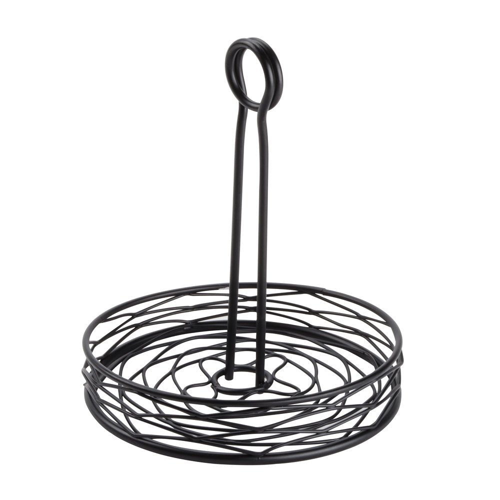 American Metalcraft - RBNB17 RBNC27 Round Birdnest Condiment Rack, Silver