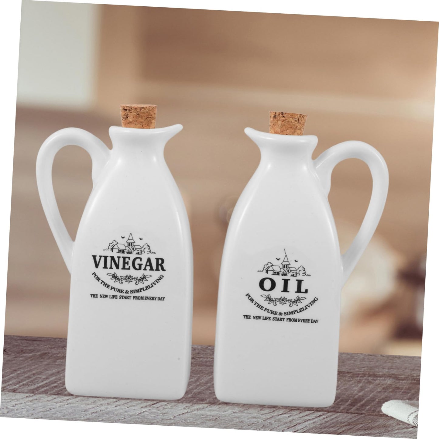 4pcs Seasoning Bottle Set Liquid Condiment Pot Ceramics Soy Sauce Dispenser Condiment Bottle Vinegar Dispenser Small Simple Sauce Bottles Vintage Vinegar Jar Oil Pot White Pottery