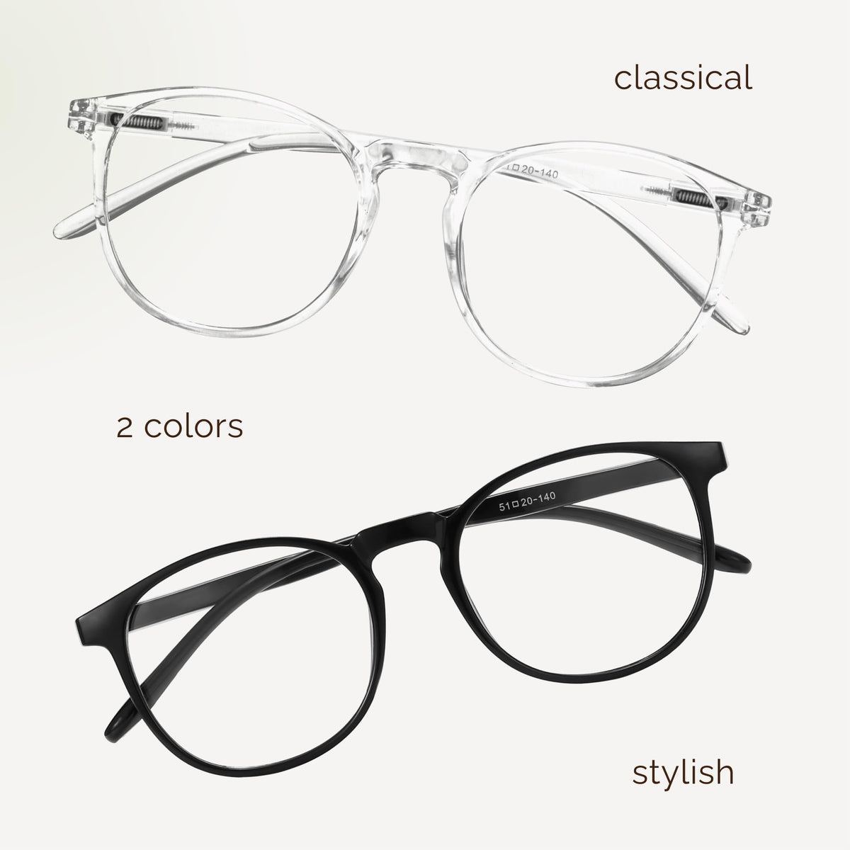 IBOANN Blue Light Glasses for Woman/Men, Fashion Blue Light Glasses Men, Fake Glasses for Computer Eye Strain