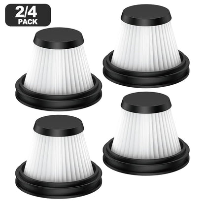 Reliable Daily Use 2/4pcs Filter Kit Car Vacuum Cleaner Filter,Compatible with Baseus A5/A5air Car 16000pa Vacuum Cleaner Household Cleaning Parts(2 PACK)