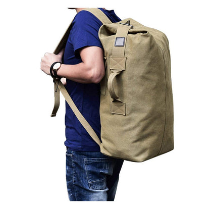 OAREA Large Capacity Travel Climbing Bag Tactical Military Backpack Women Army Bags Canvas Bucket Shoulder Bag Sports Bag