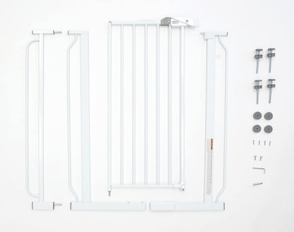 Regalo Easy Step Walk Thru Baby Safety Gate Pressure Mount with Included Extension Kit (104 cm)