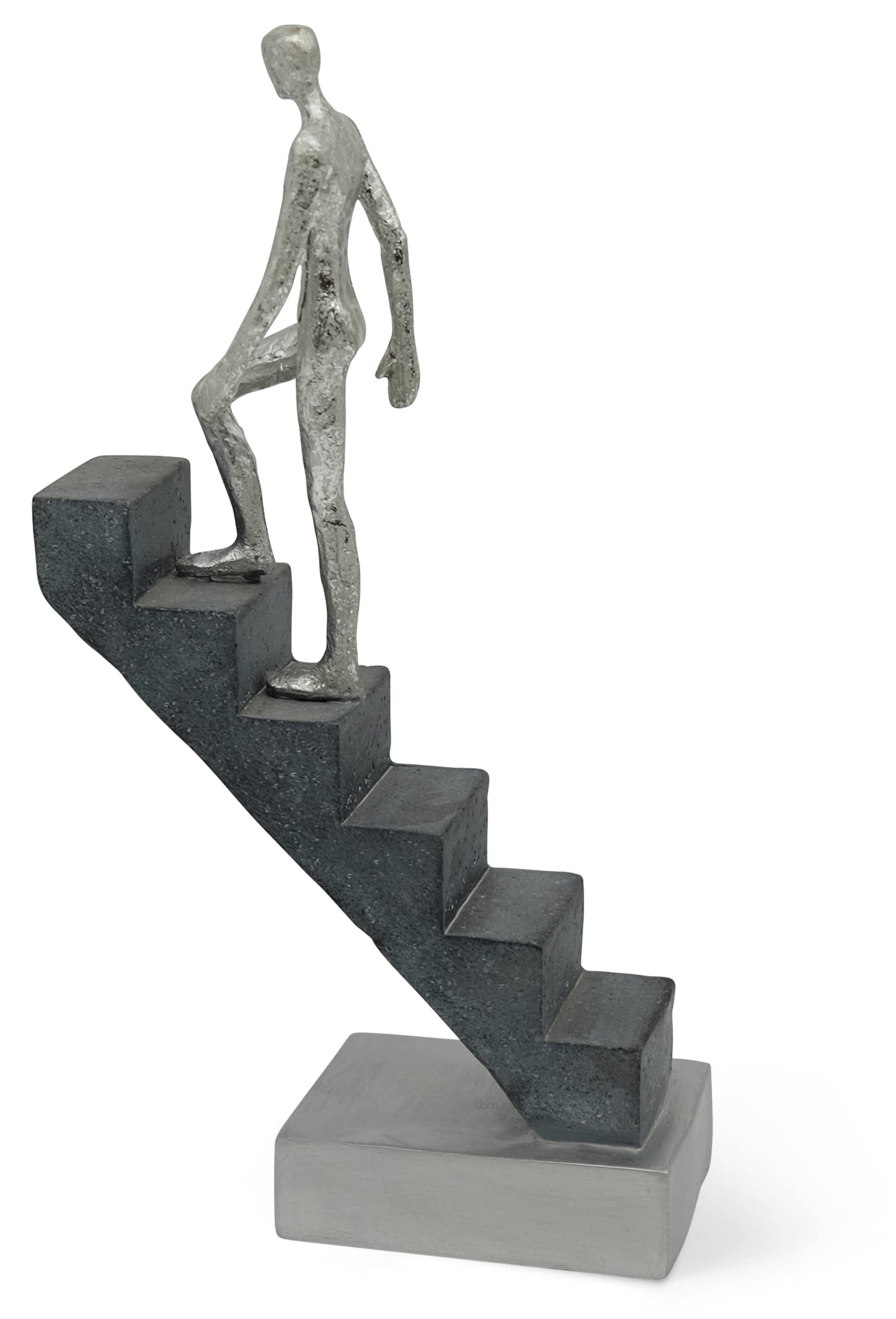 Vaudagio Modern Home Decor 'Top of The Rock' - Abstract Sculpture 11" as Motivation - Desk Decor Figure Made of Marble Resin - Aesthetic Statue for Living Room & Office décor as a Gift