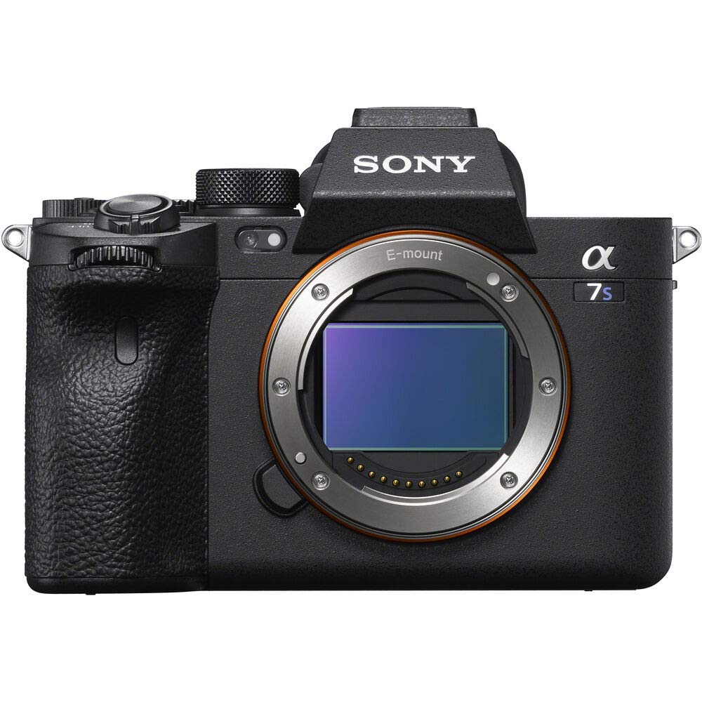 Sony α7S III Full-Frame Mirrorless Camera Body (ILCE-7SM3/B) – 12.1 MP BSI Sensor, 4K 120p 10-Bit Video | 64GB Memory Card, NP-FZ-100 Battery, Photo Software, Case, External Charger and More