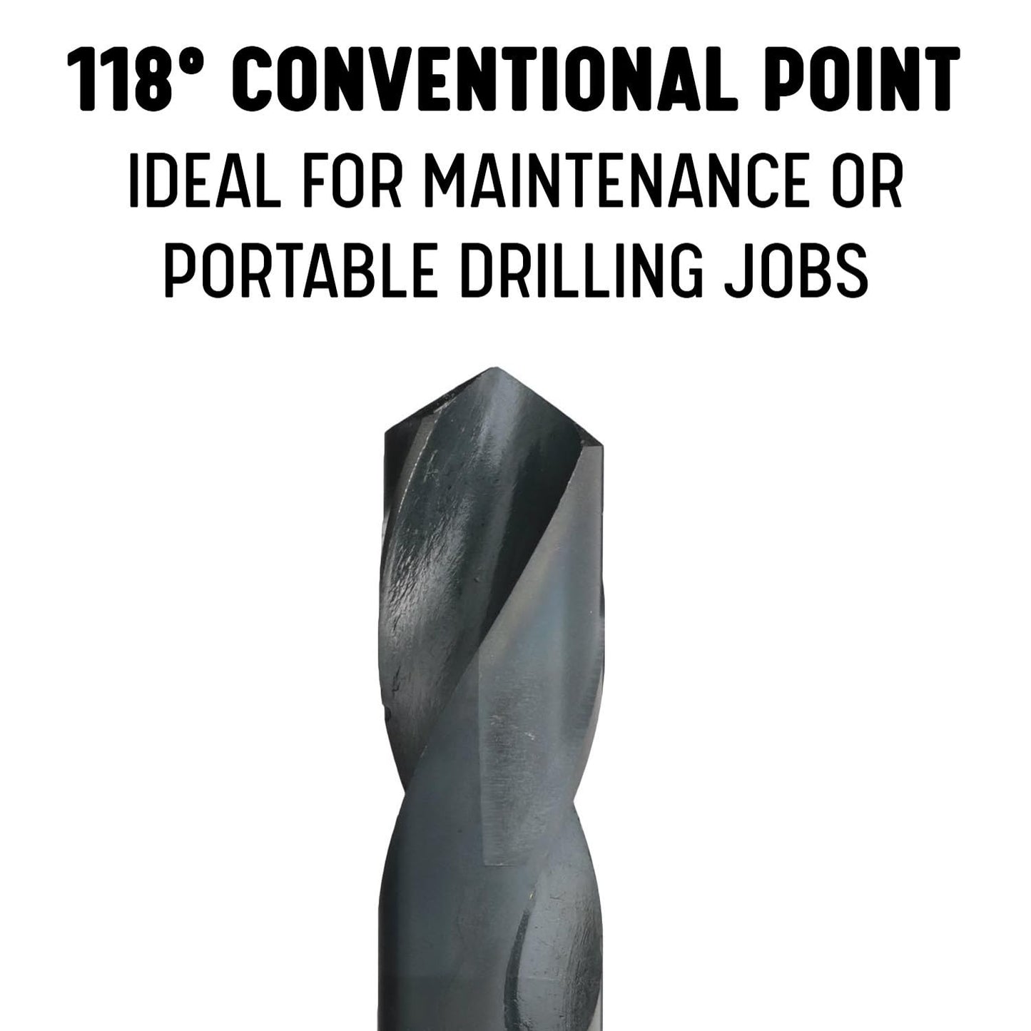 Drill America 2" High Speed Steel Reduced Shank Drill Bit with 3/4" Shank, DWDRSD Series