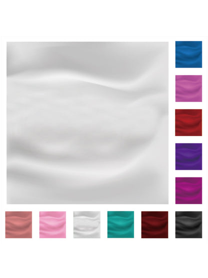 SATINIOR Chiffon Scarf Square Neck Scarf Handkerchief Retro Satin Ribbon Neckerchief for Women(27.56 x 27.56 Inches,Dark Rosy)