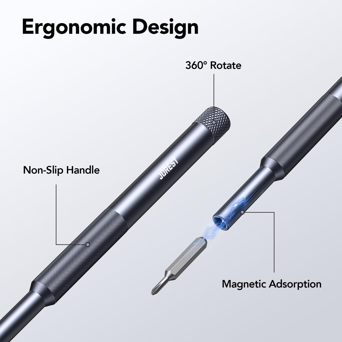JOREST 50 in 1 Precision Screwdriver Set with Security Torx, Magnetic Mini Repair kit for MacBook, Laptop, PS4, PS5, iPhone, Nintendo Switch, Glasses, Watch, Toy, Stocking Stuffers Gifts for Men