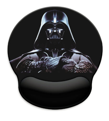 Black Mouse Pad with Wrist Rest,Non-Slip Rubber Base for Comfortable Gaming Mousepad - Ergonomic Mouse Pad with Wrist Support Suitable for Laptop Desktop and Work, Office Desk Accessory