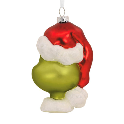 Hallmark Dr. Seuss's How The Grinch Stole Christmas! Grinch Christmas Ornament, Blown Glass